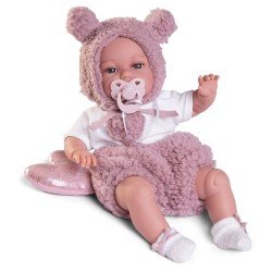 Antonio Juan doll 34 cm - Newborn Baby Toneta Posturitas heart