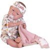 Antonio Juan doll 52 cm - "Mi primer Reborn" Alejandra with pajamas and eye mask