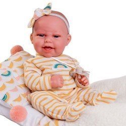 Antonio Juan doll 33 cm - Newborn Baby Clara with bag of suns