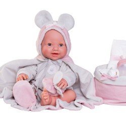 Antonio Juan doll 42 cm - Newborn Mia Pee - Little mouse
