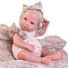 Antonio Juan doll 42 cm - Sweet Reborn Luca with flower blanket