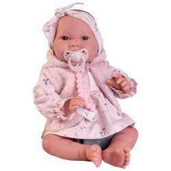 Antonio Juan doll 42 cm - Sweet Reborn Nica with vest and ribbon