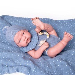 Antonio Juan doll 42 cm - Sweet Reborn Newborn boy couple with vinyl body