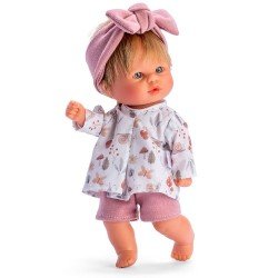 Así doll 20 cm - Bomboncín girl with snail shirt, shorts and pink headband