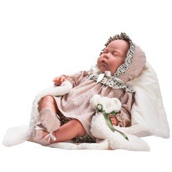 Así doll 46 cm - Gisela, limited series Reborn type doll