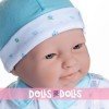 Designed by Berenguer doll 51 cm - La Baby Doll - For sleeping - With pajamas, pacifier and bottle