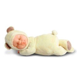 Anne Geddes doll 23 cm - Light yellow bear