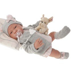 Antonio Juan doll 40 cm - Grey Born