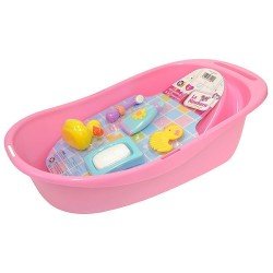 Accessories for dolls Berenguer - Bathtub with 5 accessories