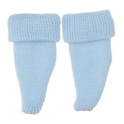 Así doll Complements 36 to 46 cm - Light blue booties