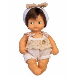 Barriguitas Classic doll 15 cm - Barriguitas Summer - Brunette