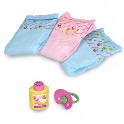 Complements for Nenuco doll 42 cm - Colored diapers