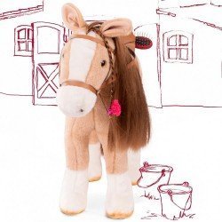 Light brown horse for dolls up to 50 cm by Götz.