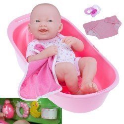 Designed by Berenguer doll 36 cm - La Newborn - Newborn bath set