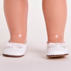 Complements for Mariquita Pérez doll 50 cm - White ballet flats