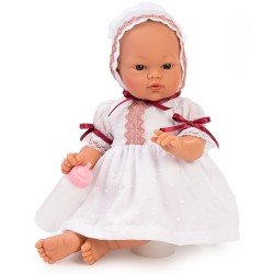 Así doll 36 cm - Koke with plumeti and old pink roll