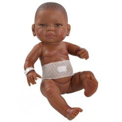 Paola Reina doll 45 cm - Bebita newborn - Black girl