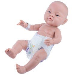 Paola Reina doll 45 cm - Bebito newborn with nappy