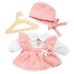 Complements for Barriguitas Classic doll 15 cm - Clothes on hanger - Pink dress with hood