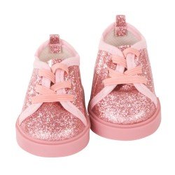 Complements for Götz doll 36 cm - Glitter sneakers Lollipop