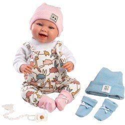  Llorens doll 44 cm - Newborn Talo/Tala smiles