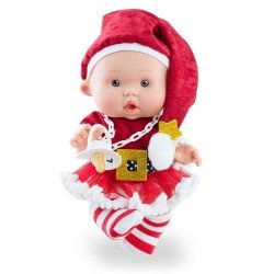 Marina & Pau doll 26 cm - Nenotes Christmas Edition - Santa Claus girl