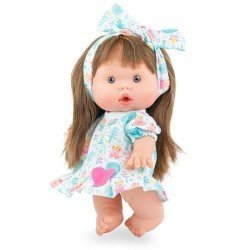 Marina & Pau doll 26 cm - Nenotes Party Edition - Blue print