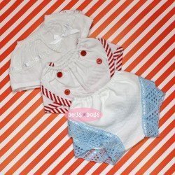 Set of 3 panties for Mariquita Perez 50 cm doll