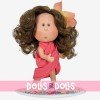 Nines d'Onil doll 23 cm - Little Mia summer with wavy brown hair and sarong