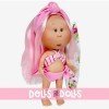 Nines d'Onil doll 23 cm - Little Mia summer with pink hair, hair band and bikini