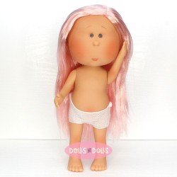 Nines d'Onil doll 30 cm - Mia with straight pink hair - Without clothes