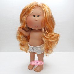 Nines d'Onil doll 30 cm - Mia with wavy red hair with highlights - Without clothes