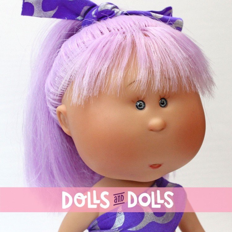 Nines d'Onil doll 30 cm - Mia summer with lilac hair and bikini