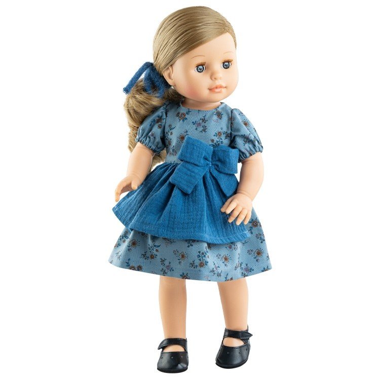 Paola Reina doll 45 cm - Soy tú - Lina in blue floral dress