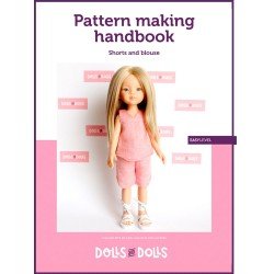 Dolls And Dolls downloadable pattern for Las Amigas dolls - Shorts with blouse